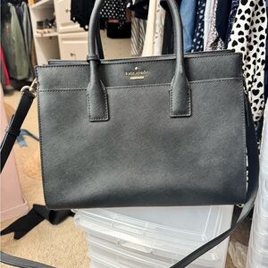 Kate Spade Medium Structured Bag Black